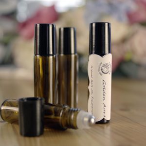 Photo of the Golden Aura Ritual Roll-on Fragrance from Theia's Apothecary