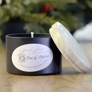 Photo of the Pine of Artemis Scented Candle from Theia's Apothecary