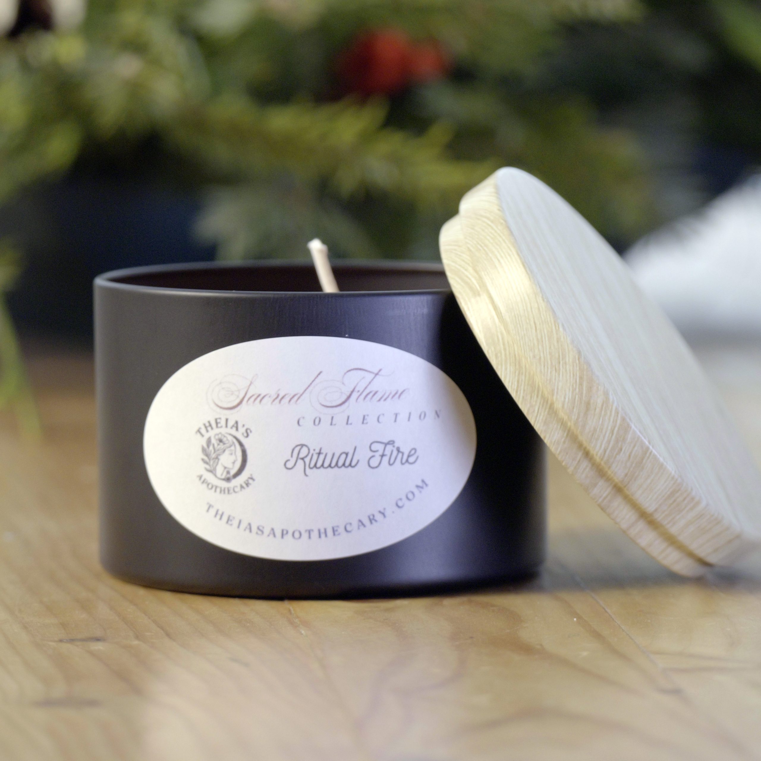 Photo of a Ritual Fire Scented Candle from Theia's Apothecary