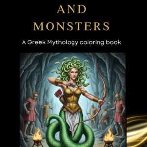Gods, Myths, and Monsters Greek Mythology Coloring Book