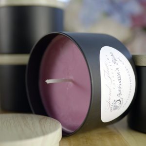 Photo of the Aphrodite's Rose Scented Candle from Theia's Apothecary