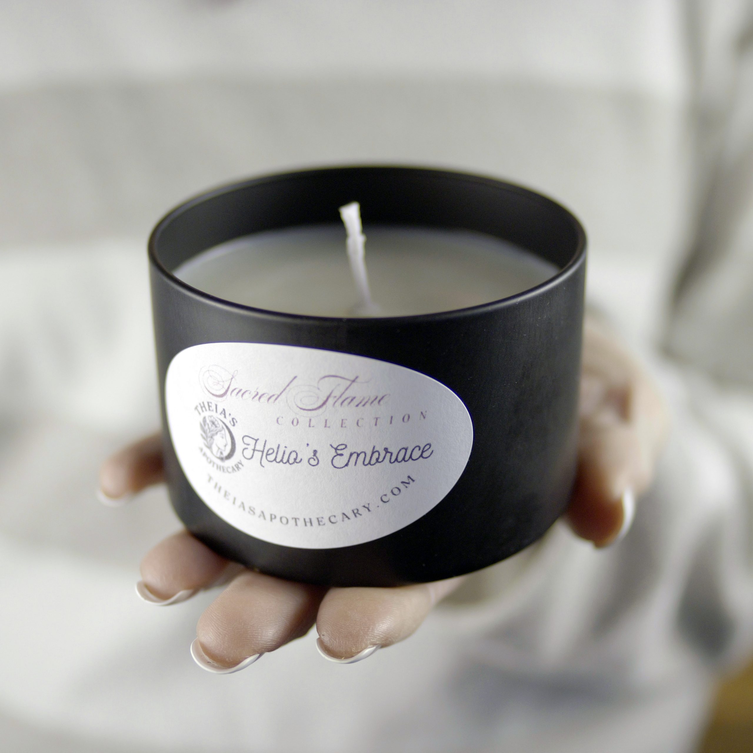 Photo of the Helio's Embrace Scented Candle from Theia's Apothecary