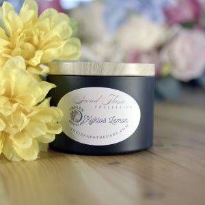Photo of the Kyklos Lemon Scented Candle from Theia's Apothecary