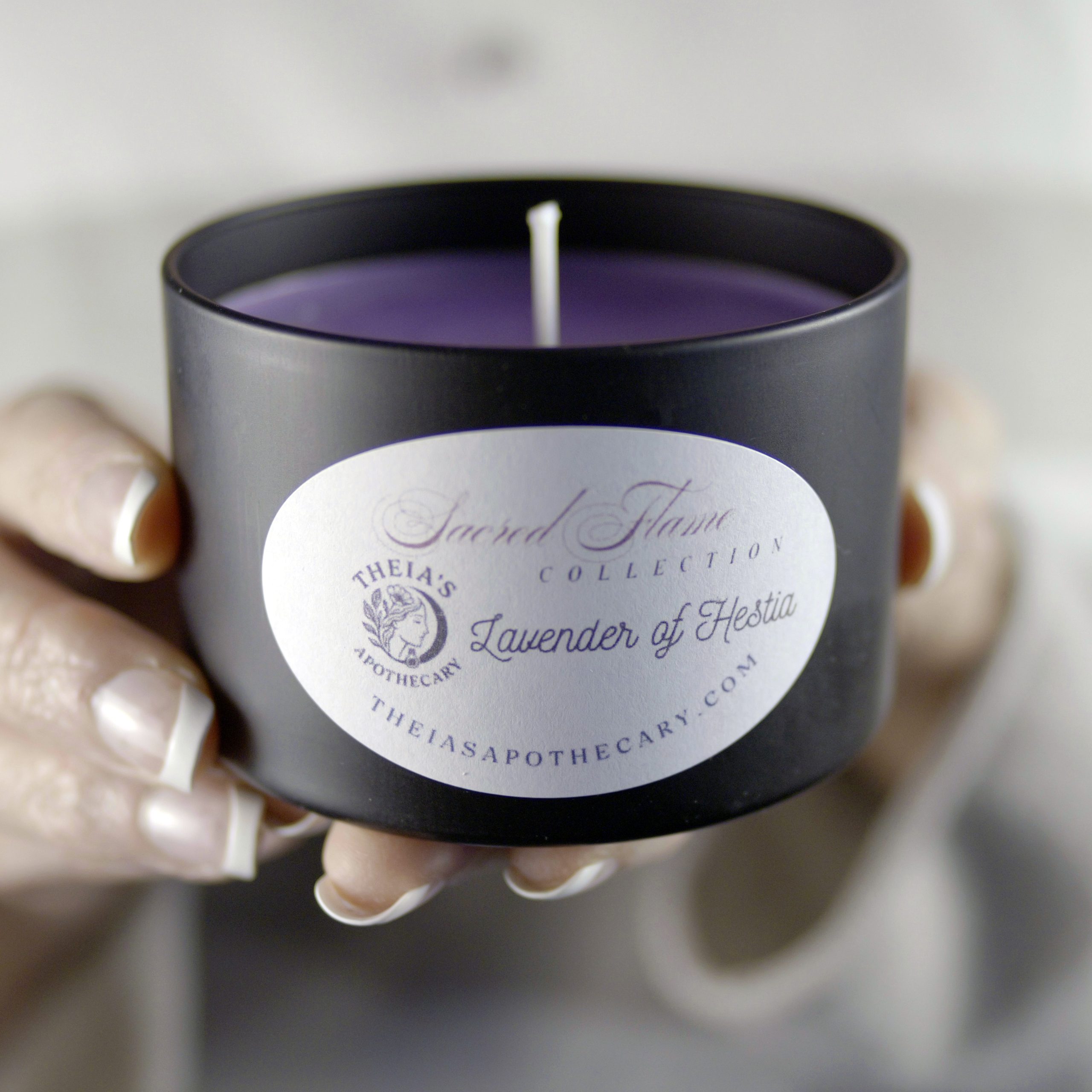 Photo of the Lavender of Hestia Scented Candle from Theia's Apothecary